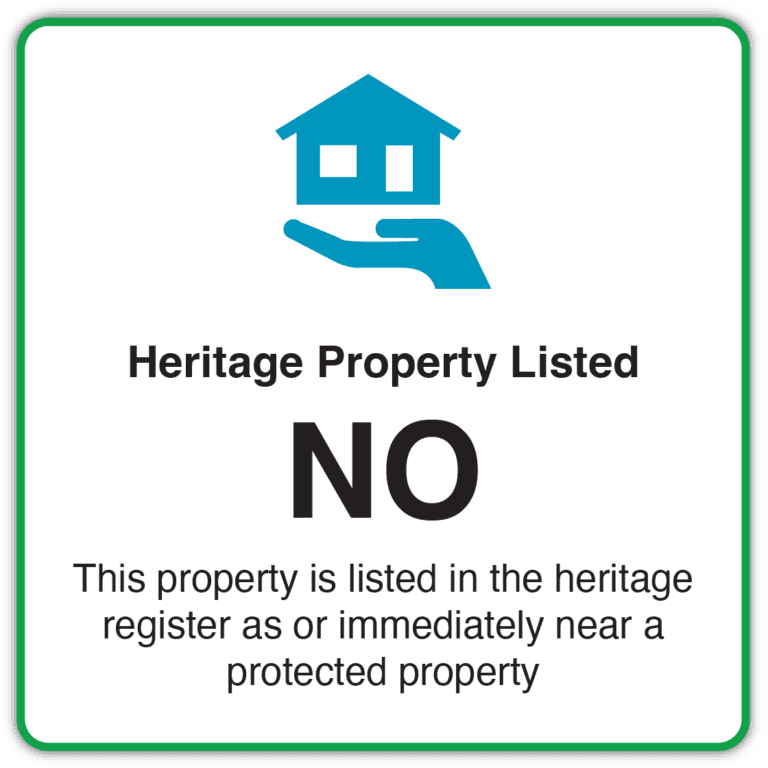 Heritage status consideration in DoorScore property assessments.